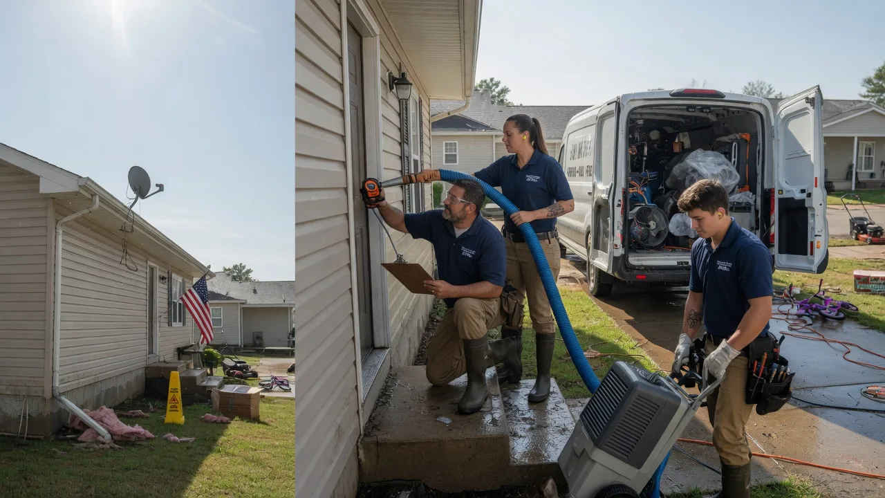 Ceiling Water Damage Restoration in Flaxton, ND near me
